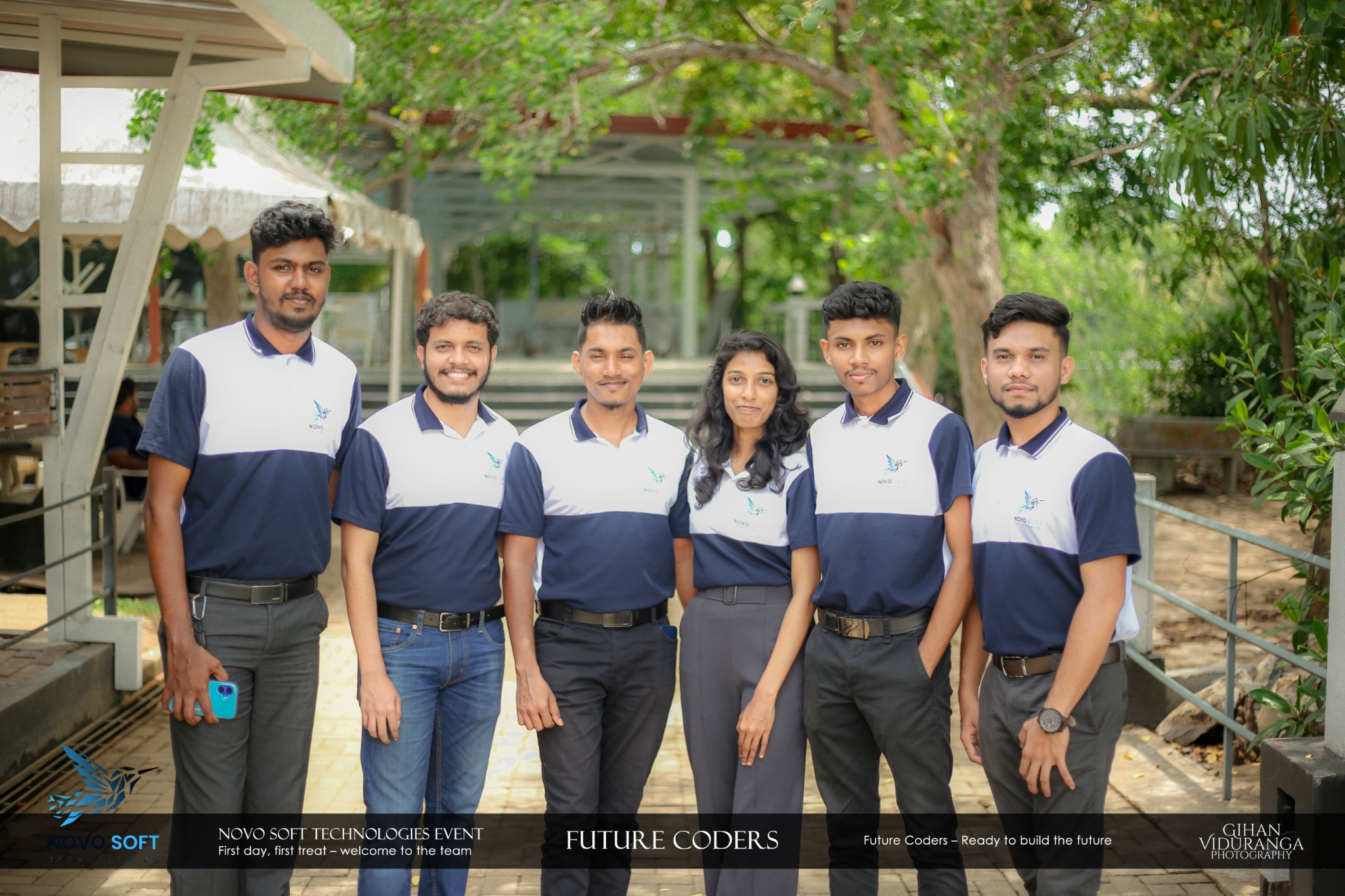 Novo Soft Technologies team at the Future Coders event